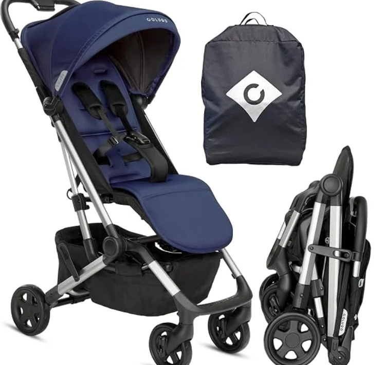 Colugo Navy Stroller Review: Travel Light, Stroll in Style
