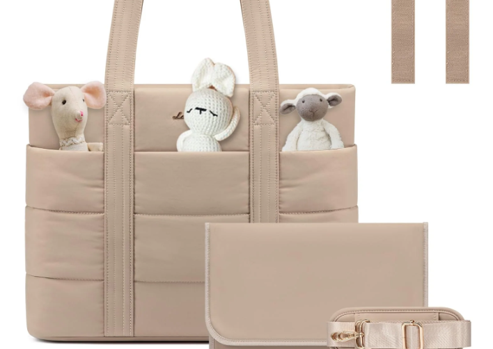 mommore Puffer Diaper Bag Tote Review: Fashion Meets Function for Busy Parents