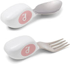 doddl Toddler Utensils, Ergonomic Fork and Spoon Set by doddl