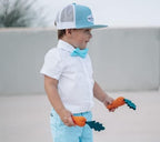 Baby Hats - Baseball Hat, Newborn Youth Flat Brim Mesh Trucker Surf Skate Bubba - Image 5