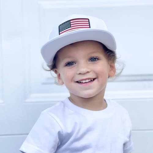 Baby Hats - Baseball Hat, Newborn Youth Flat Brim Mesh Trucker Surf Skate Bubba - Image 2