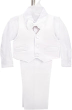Dressy Daisy Baby Toddler Boy 5 Pcs Set Formal Tuxedo Suits No Tail Wedding - Image 3