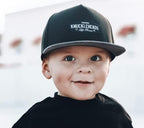 Baby Hats - Baseball Hat, Newborn Youth Flat Brim Mesh Trucker Surf Skate Bubba - Image 5