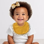 Baby Girl Gift Set, Muslin BoHo Bib - Image 9