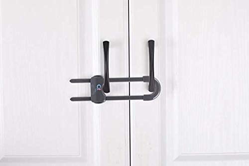 Baby Proofing Cabinet Locks | Adjustable U Shaped Baby Safety Latches - Image 6