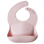 mushie Silicone Baby Bib | Adjustable Fit Waterproof Bibs - Image 4