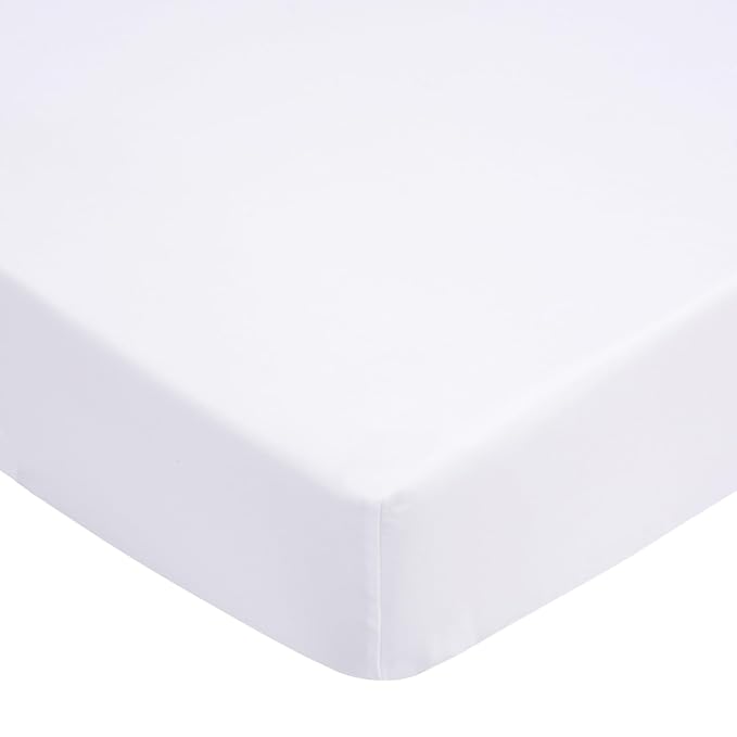 UOMNY Crib Sheet White Fitted Crib Sheets Baby Sheet by UOMNY
