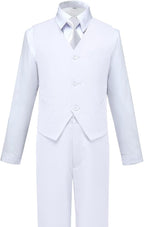 Visaccy Boys Suits Slim Fit Dress Clothes Ring Bearer Outfit - Image 5