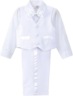 Dressy Daisy Baby Toddler Boy 5 Pcs Set Formal Tuxedo Suits No Tail Wedding - Image 3