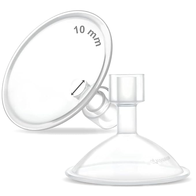 Maymom MyFit Crater Series 10 mm Two-Piece Design Small Breastshield Compatible by Maymom