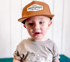 Baby Hats - Baseball Hat, Newborn Youth Flat Brim Mesh Trucker Surf Skate Bubba - Image 4