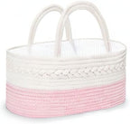 Maliton Diaper Caddy for Baby Girl-Cotton Rope Diaper Caddy, Diaper Organizer - Image 9