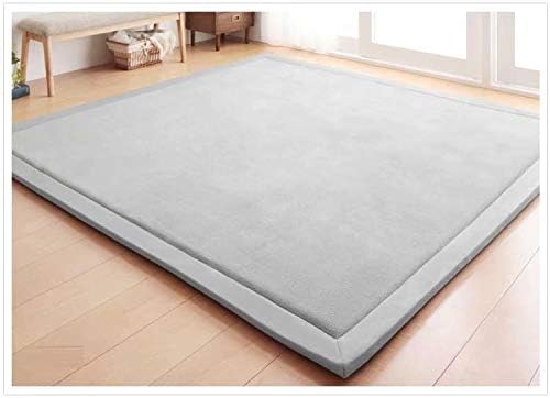V-mix Baby Play Mat, Handmade Weaving Plush Foam Play Crawling Rugs by V-mix