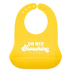 Baby Bib for Eating by Bella Tunno, Waterproof Silicone Bib - Image 4