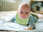 SPINFOX Waterproof Baby Bibs for Girls, Unisex Drool Bib Cotton Solid Knit - Image 4