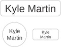 Name Bubbles - Basic Daycare Name Stickers by NameBubbles