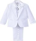 Dressy Daisy Baby Toddler Boy 5 Pcs Set Formal Tuxedo Suits No Tail Wedding by DressyDaisy