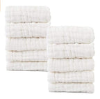 Baby Muslin Washcloths- Natural Cotton Wipes - Image 9