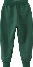 HUAER& Baby Boy's Jogger Pants Dinosaur Car Animal Print Drawstring Elastic - Image 3