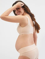 Motherhood Maternity Womens Soft Cotton Spandex Wrap Front Maternity & Nursing - Image 3