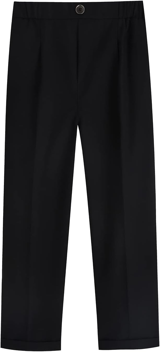 Boys Tuxedo Suit 3 Pieces Kids Formal Slim Fit Velvet Suits Set - Image 5