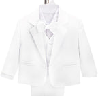 Dressy Daisy Baby Toddler Boy 5 Pcs Set Formal Tuxedo Suits No Tail Wedding - Image 5