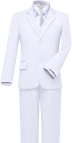 Visaccy Boys Suits Slim Fit Dress Clothes Ring Bearer Outfit - Image 5