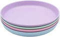 WeeSprout Bamboo Plates, Kid-Sized Dinnerware, Dishwasher Safe Melamine Dishware by WeeSprout