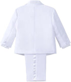 Dressy Daisy Baby Toddler Boy 5 Pcs Set Formal Tuxedo Suits No Tail Wedding - Image 2