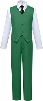 Visaccy Boys Suits Slim Fit Dress Clothes Ring Bearer Outfit - Image 6