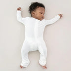 KYTE BABY Unisex Rayon Made From Bamboo Zippered Rompers 0-24 Months - Image 2