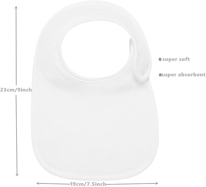 8 Pack Baby Bibs Unisex Adjustable - Image 2