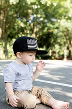Baby Hats - Baseball Hat, Newborn Youth Flat Brim Mesh Trucker Surf Skate Bubba - Image 6