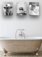 KensTro Funny Bathroom Wall Art Decor, Wall Decor - Image 4