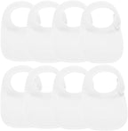 8 Pack Baby Bibs Unisex Adjustable by Unknown
