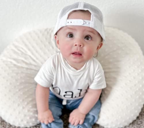 Baby Hats - Baseball Hat, Newborn Youth Flat Brim Mesh Trucker Surf Skate Bubba - Image 5