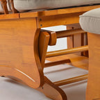 Solid Wood Anti-Pinching Rocking Glider Chair - Image 4