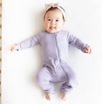 KYTE BABY Unisex Rayon Made From Bamboo Zippered Rompers 0-24 Months - Image 3