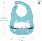 Baby Silicone Feeding Bibs - Image 4