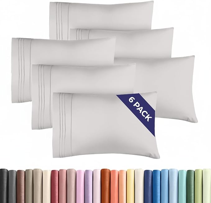 Standard Pillow Cases Set of 6 by CGKUnlimited