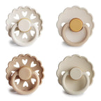 FRIGG Natural Rubber Baby Pacifier 4-Pack Snowflake Dream | Made in Denmark | - Image 2