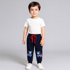 Boys Pants, Toddler 3 Pack Drawstring Elastic Sweatpants Cartoon Active Joggers - Image 7