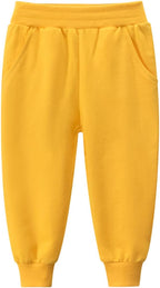 GFQLONG 2/3 Pack Toddler Pants Sweatpants Boys Cotton Joggers, Athletic Pull on - Image 8