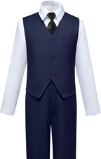 Visaccy Boys Suits Slim Fit Dress Clothes Ring Bearer Outfit - Image 5