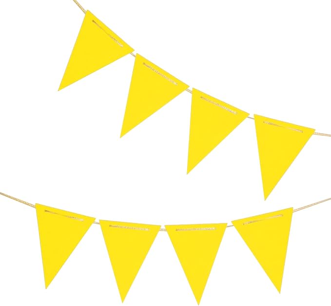 Orange and Yellow Pennant Banner - Image 3