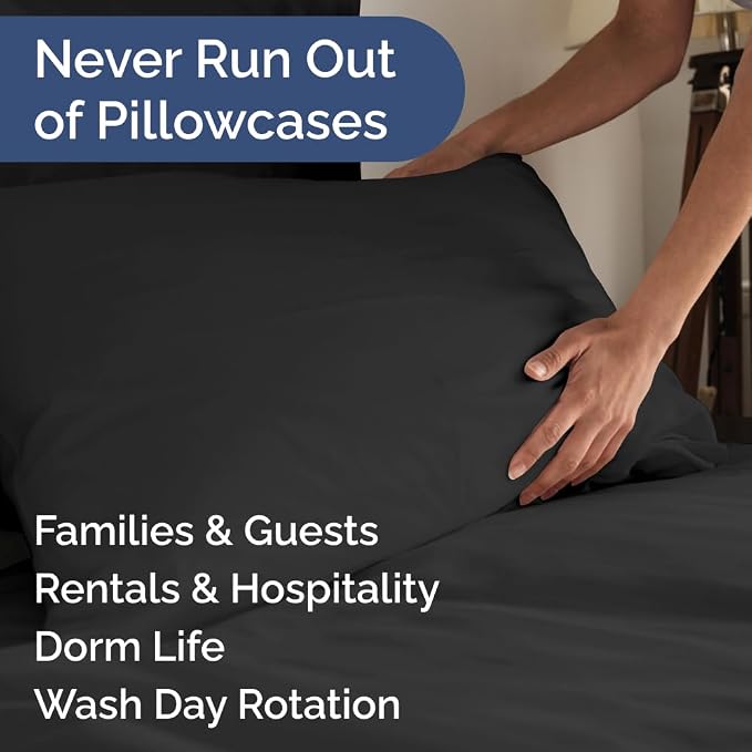Queen Pillow Cases Set of 6 - Image 5