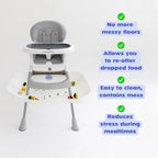 CATCHY - Food Catcher - Compatible - Highchair Sold Separately - Baby Food & - Image 3