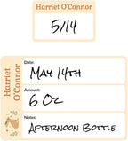 Name Bubbles - Reusable Baby Bottle Labels by NameBubbles