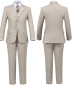 Boys' Formal Suit Set Adjustable Waist Suits - Image 4