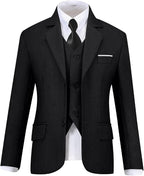 Visaccy Boys Suits Slim Fit Dress Clothes Ring Bearer Outfit - Image 3